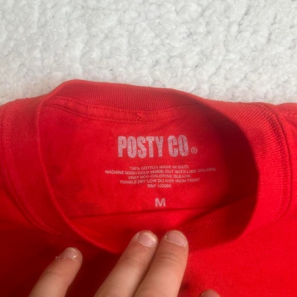 Post Malone X Nubian Japan Pop-Up Exclusive Red T-Shirt Size M LIMITED EDITION M - Picture 3 of 6